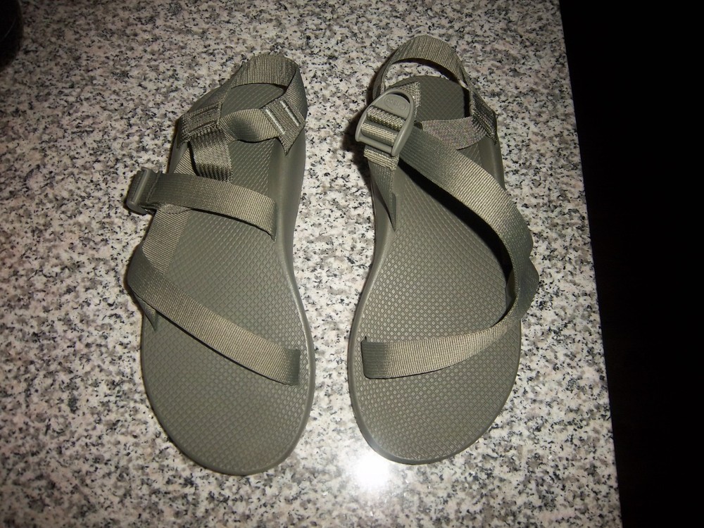 Chaco Mens Z1 Classic Sport Sandals Olive Green Hiking Shoes JCH106851