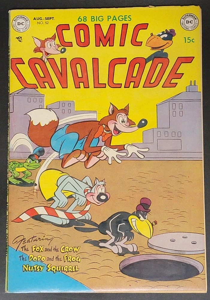 Comic Cavalcade (1942) #52 Fox & Crow Sheldon Mayer Jim Davies Otto Fever FN-