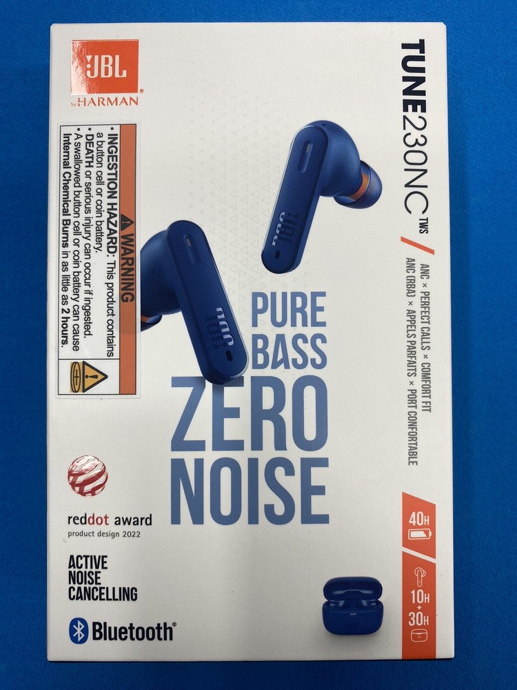 JBL Tune 230NC TWS Bluetooth In-Ear Headphones - Blue (T230NCTWSBAM)