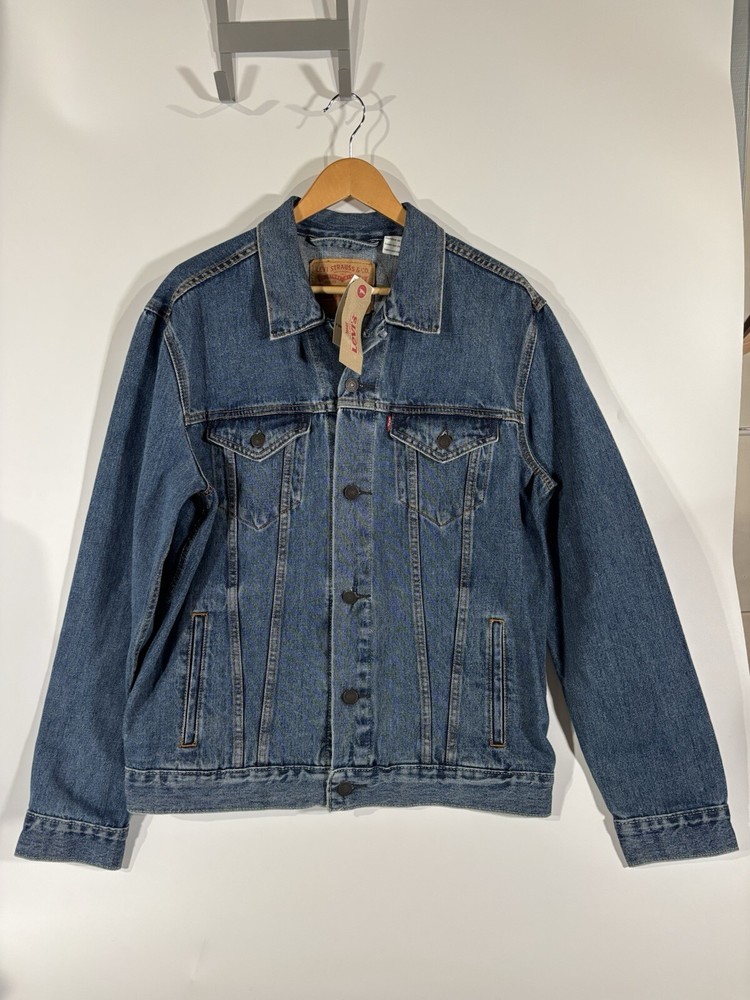 Levi's Trucker Denim Jacket Men's Size L Blue 72334-0134 Retro Classic