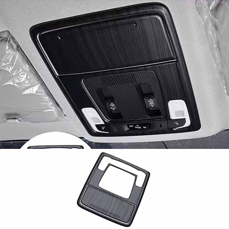 2023-24 For Honda CR-V Front Reading Light Switch Cover Trim 2* Black Wood Grain