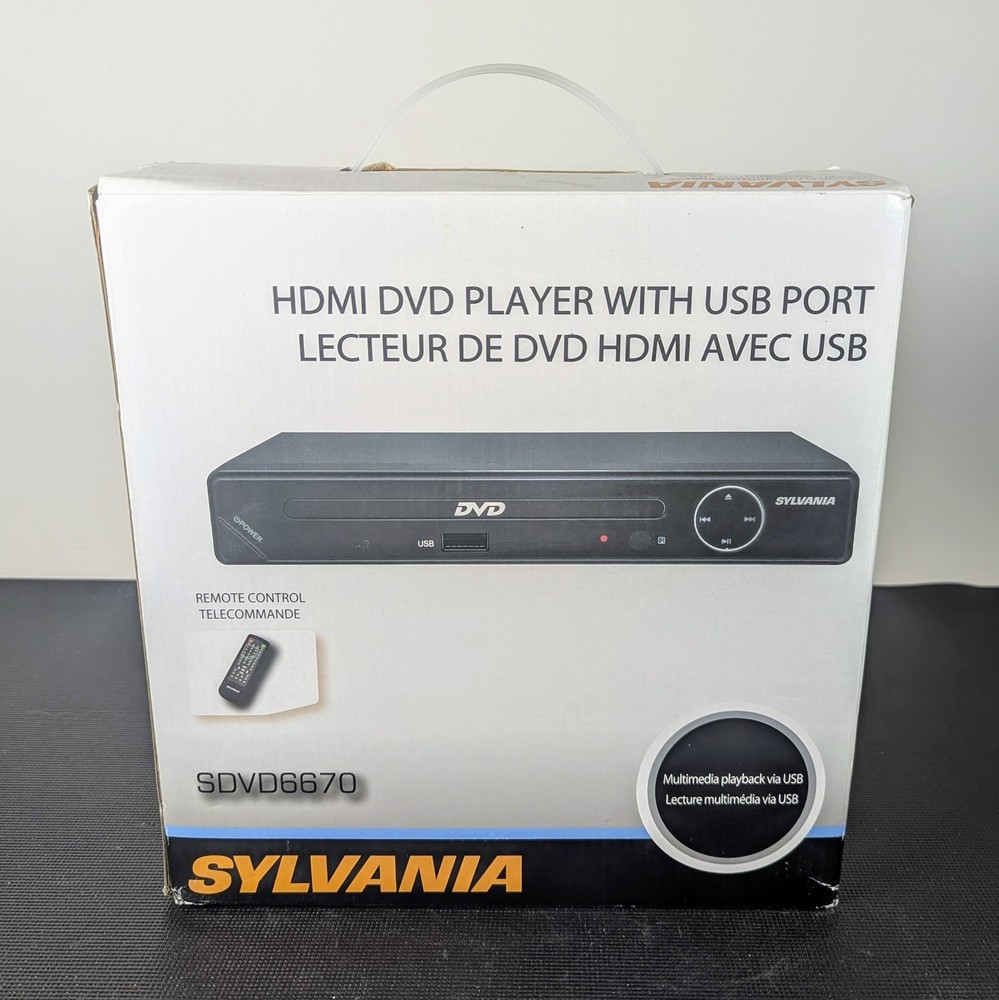 Sylvania SDVD6670 Black HDMI DVD Player