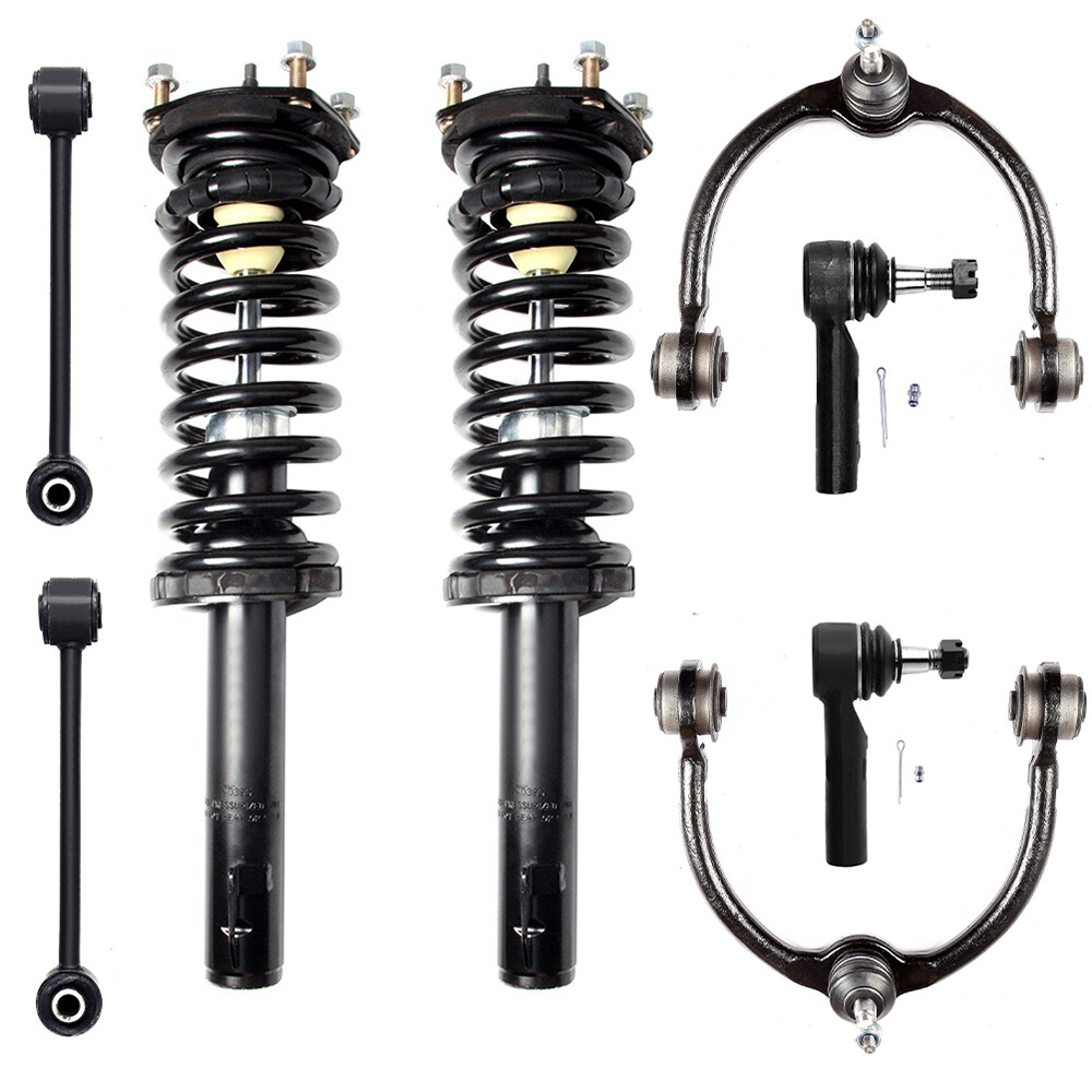 05-10 Jeep Commander Grand Cherokee Front Suspension Kit with Struts & Upper Control Arms