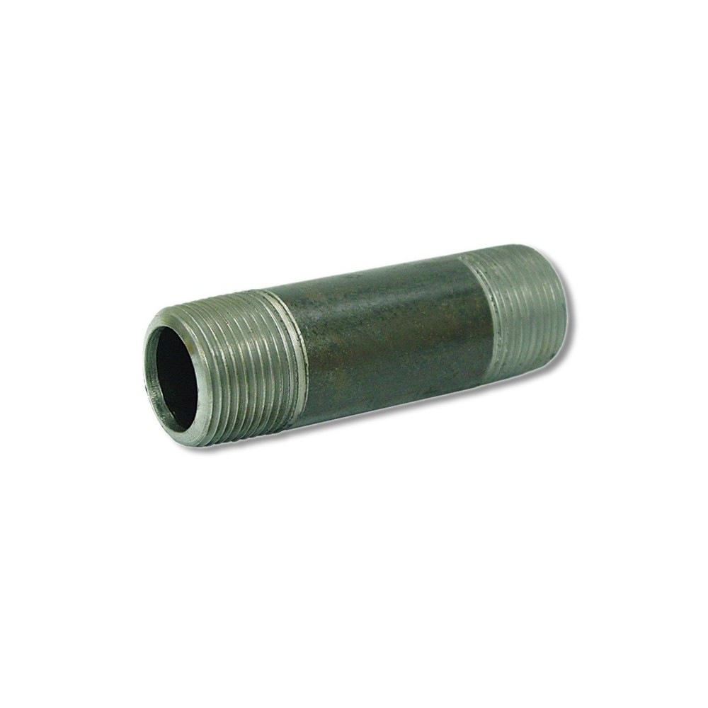 Anvil Beck 1/8 in MPT Black Steel 4 in Nipple 8700136354
