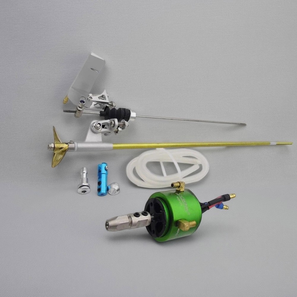 RC Speed Boat 3.175mm Shaft Strut Rudder Propeller 2440 Motor Upgrade