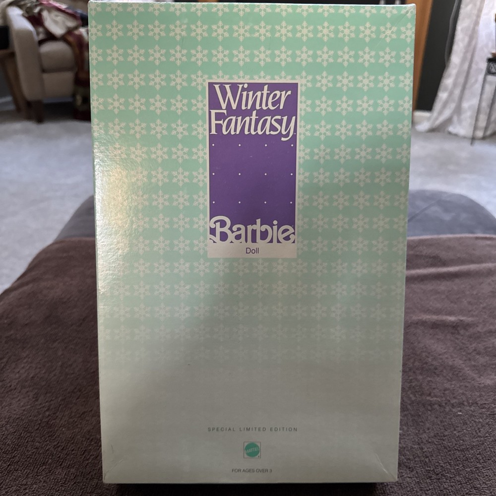 Winter Fantasy Barbie Doll 1990 FAO Schwarz Exclusive Limited Edition Mattel