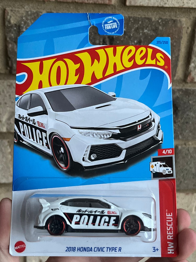 Hot Wheels 2018 Honda Civic Type R HW Rescue 4/10 #215/250