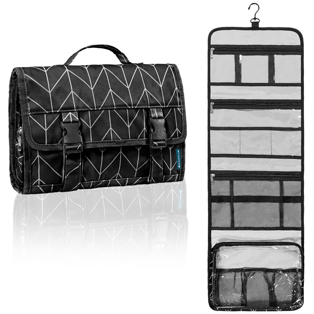 Extra Large Travel Hanging Toiletry Bag for Women and Men with Makeup Organizer
