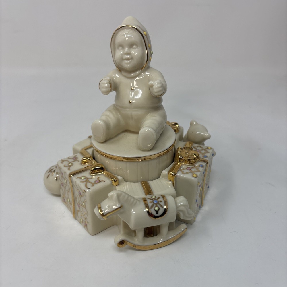 LENOX CHINA JEWELS MUSICAL FIGURINES 