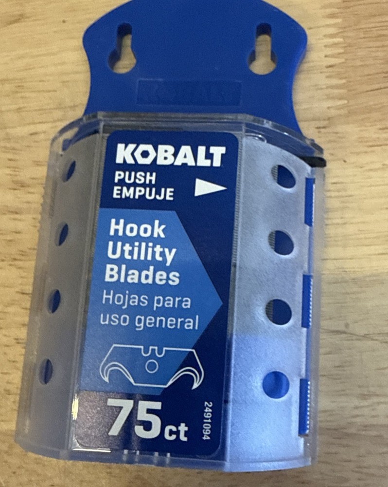 Kobalt 3/4-Inch Carbon Steel Utility Hook Razor Blade