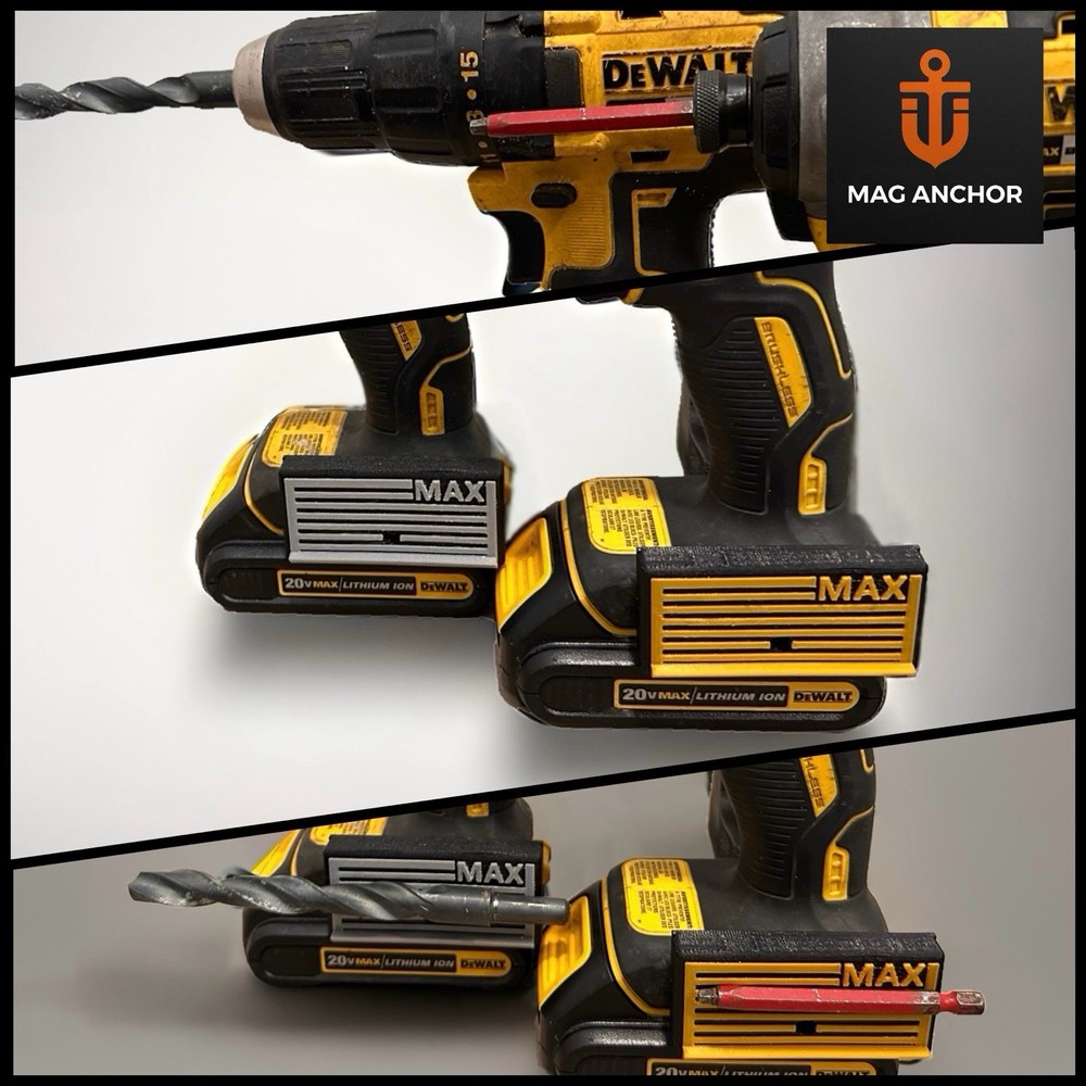 Magnetic Drill Bit Holder Attachment for Power Tools Mag Anchor Max