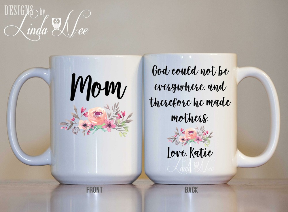 Personalized Mom Birthday Gift Mom Birthday Mug Christian Mom Flower Mug