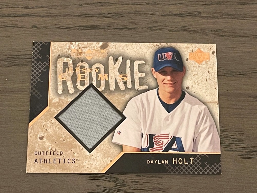 2000 Black Diamond Rookie Edition Daylan Holt #129 Athletics Jersey RC