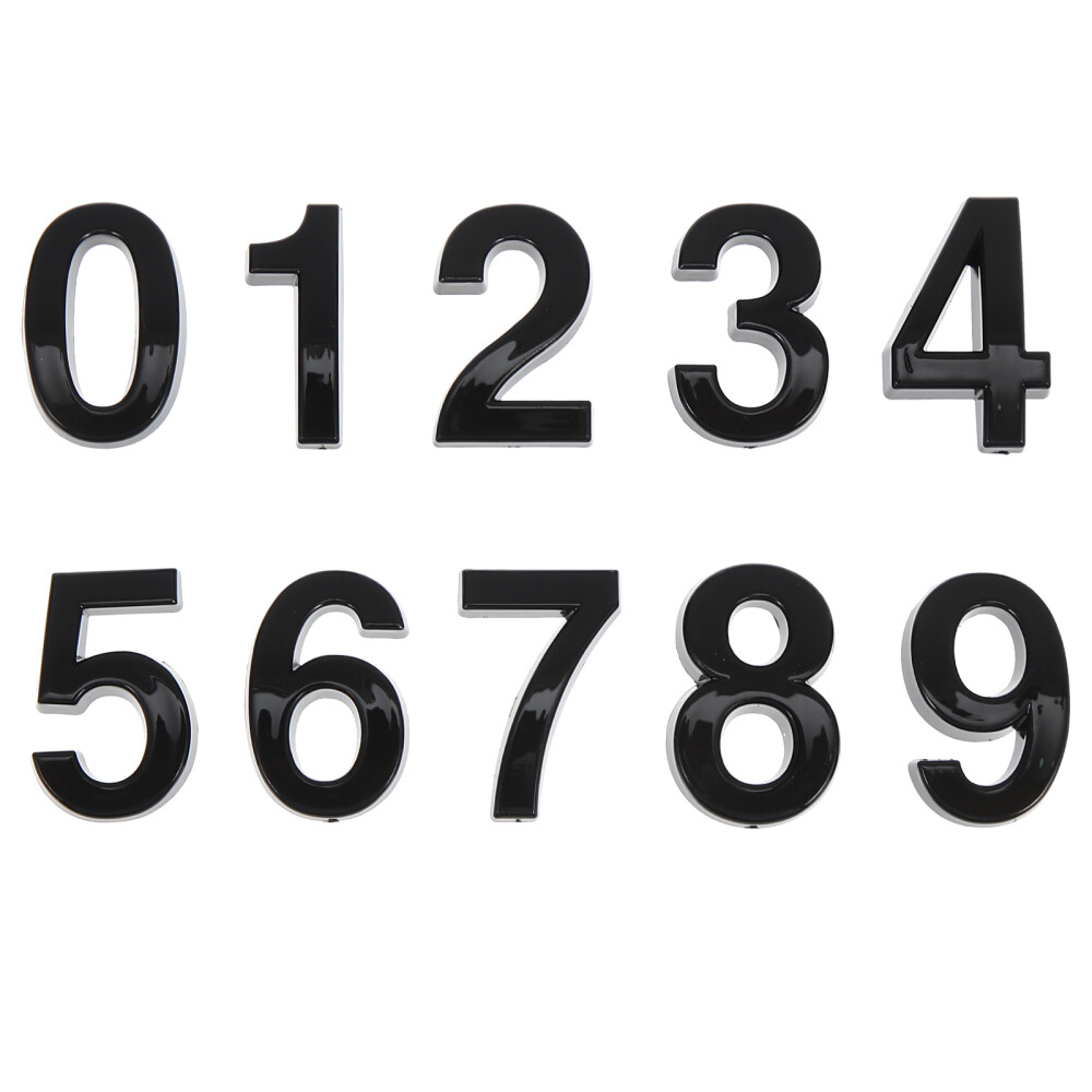 10 Pcs Professional Clock Numbers Plaques Number Stickers House Number Stickers