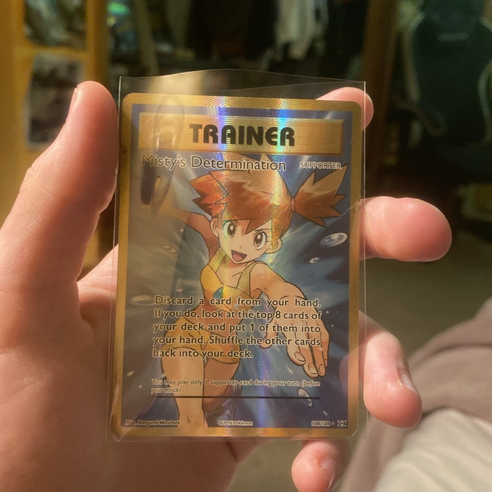 Misty's Determination 108/108 Evolution Near Mint Pokemon Card