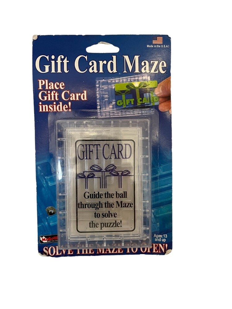 2009 Magnif Gift Card Maze Puzzle Game Unlock Your Card New #1260-image
