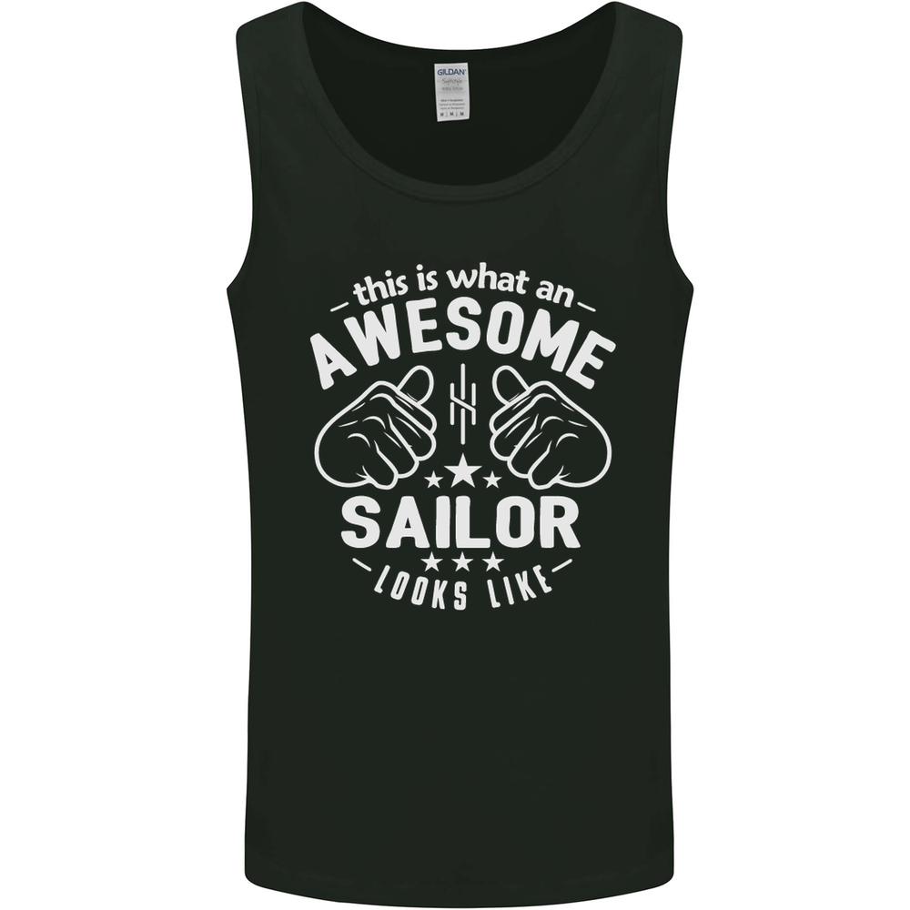 This Is What an Awesome Sailor Looks Like Mens Vest Tank Top