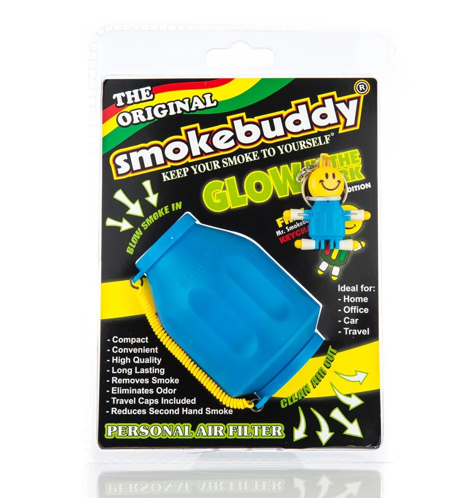 Smoke Buddy Original Glow in the Dark Personal Air Filter - Eliminates Odor