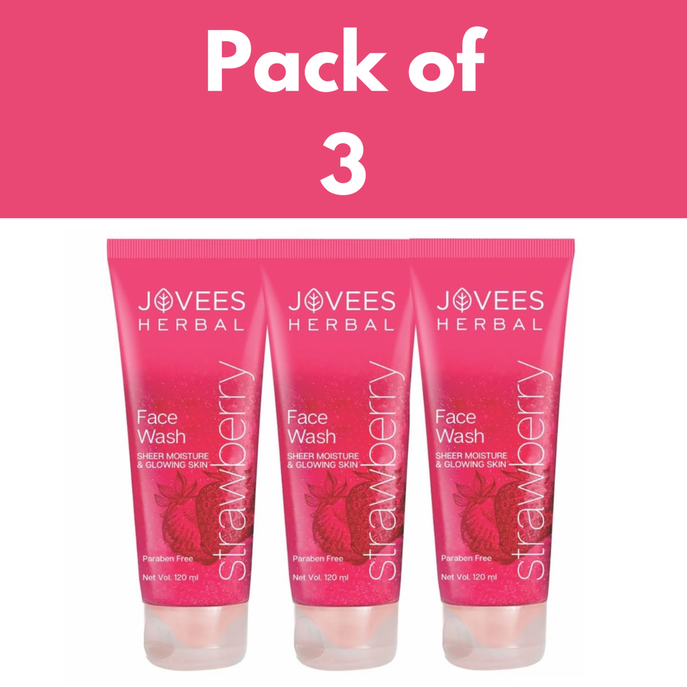 Jovees Herbal Strawberry Face Wash with Strawberry Extracts 120 ML