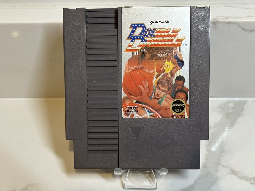 Double Dribble 1987 NES Game Cartridge Only Tested Working-image