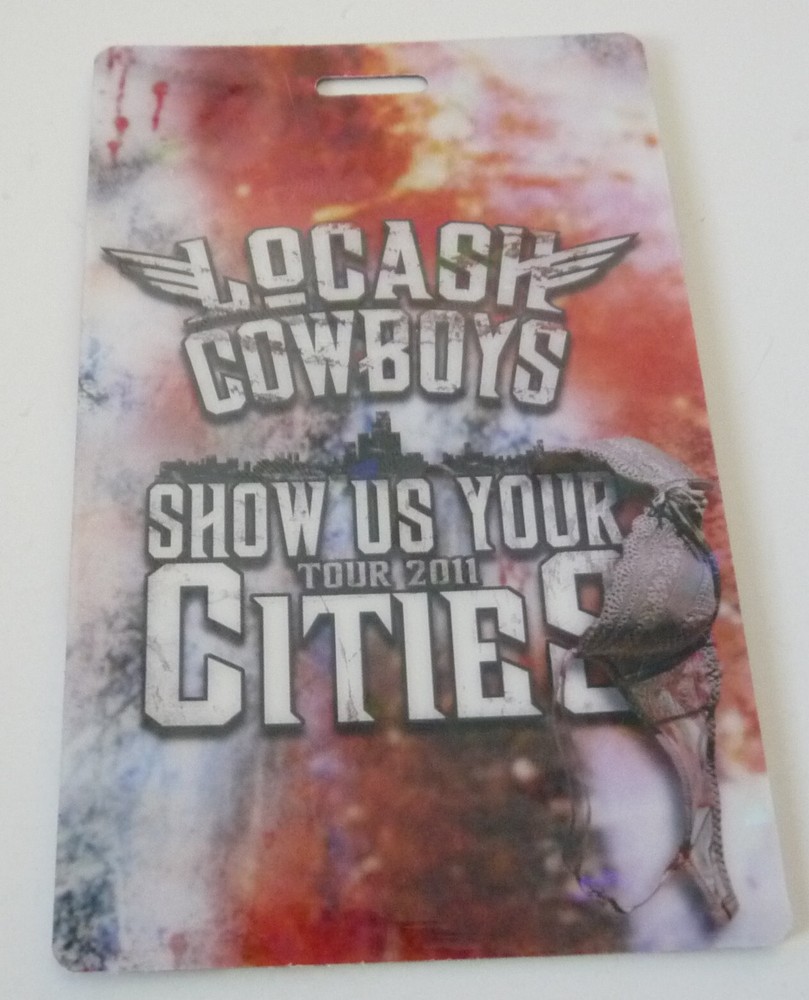 LoCash Cowboys 2011 Show Us Tour All Access  Concert Backstage Laminate Pass D12