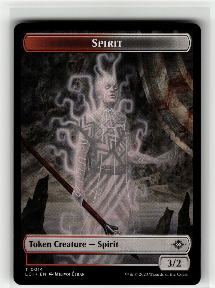 SPIRIT TOKEN The Lost Caverns of Ixalan #14 LCI(NM+)(MTG)