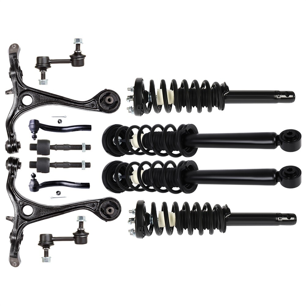 04-08 Acura TSX Front Strut Rear Shock Control Arm Complete Suspension Kit