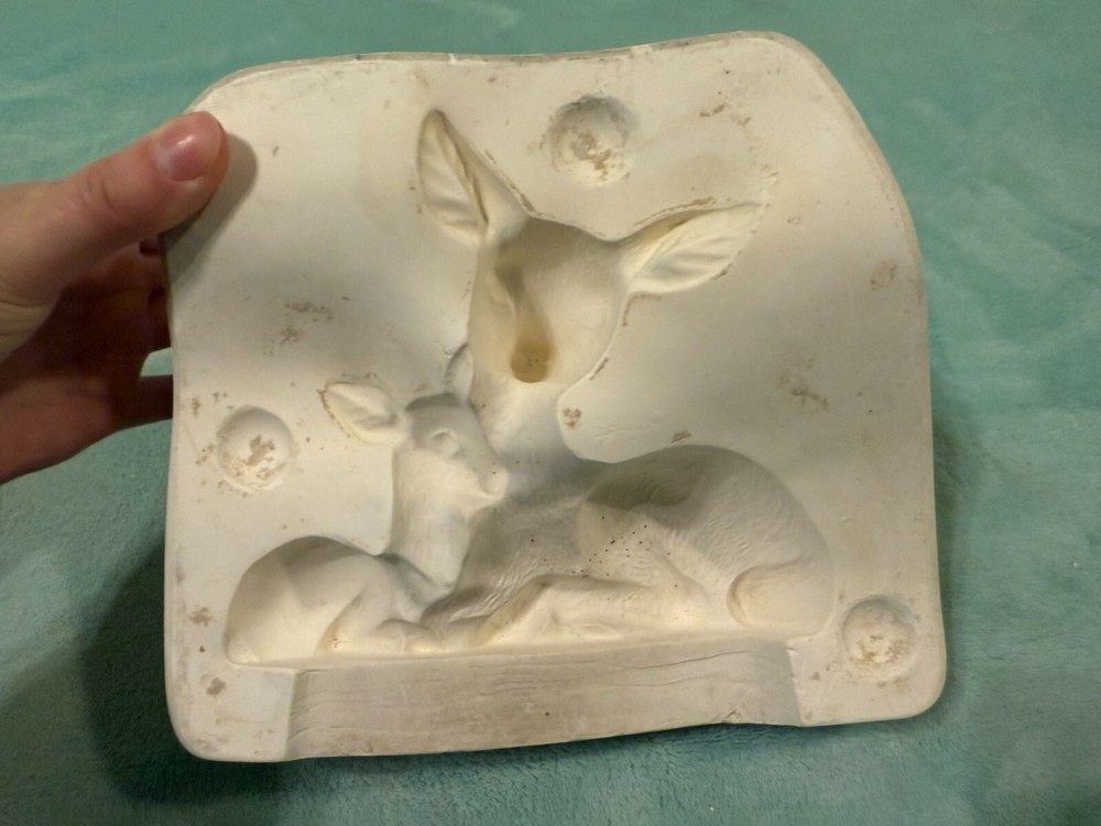 Doe and fawn #465 Kimple slip casting mold