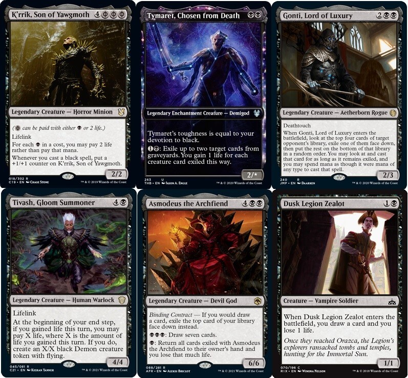 MTG Commander EDH K'rrik, Son of Yawgmoth 100 Cards Custom Deck Mono Black Gonti