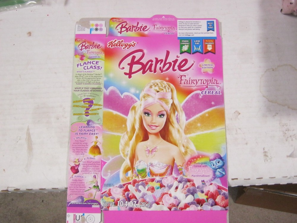 Коробка хлопьев POST BARBIE Fairytopia 2007 Kellogg's