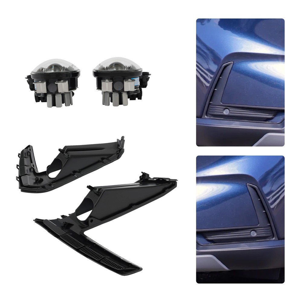 Front Bumper Fog Lights For 2023-2024 Honda CR-V LED Fog Light w/ Bulbs & Cable