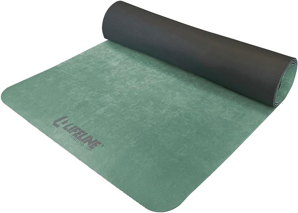 Premium Suede Yoga Mat - High-Density, Lightweight for Home Fitness