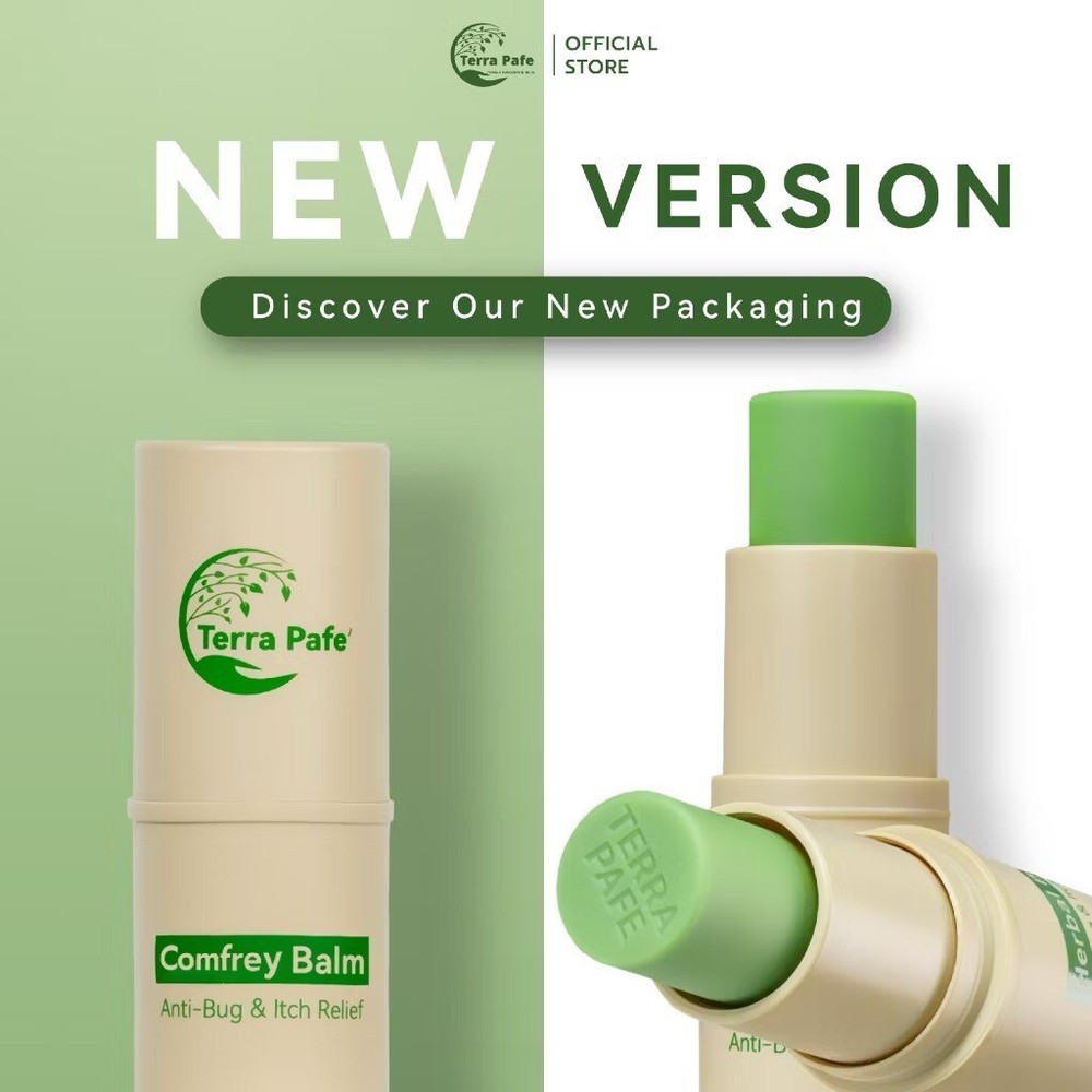 Terra Pafe Comfrey Aromatic Stick Balm Green , Comfrey Aroma Balm