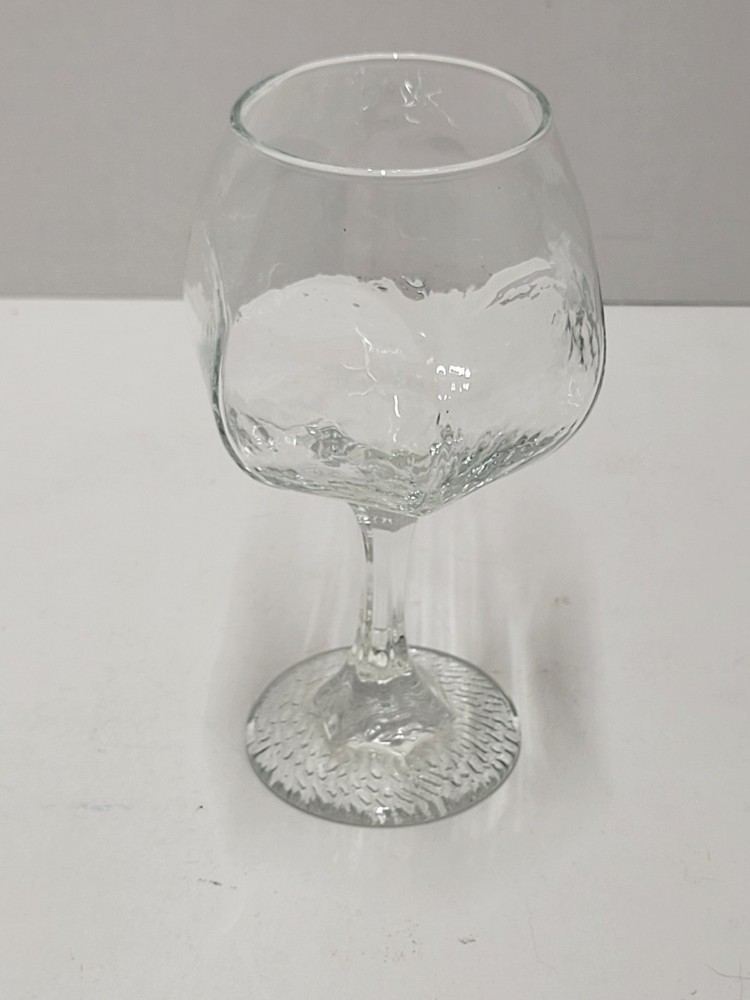 Libbey Chivalry Clear  Glass Whiskey Sour Wine Goblets Glasses Vintage