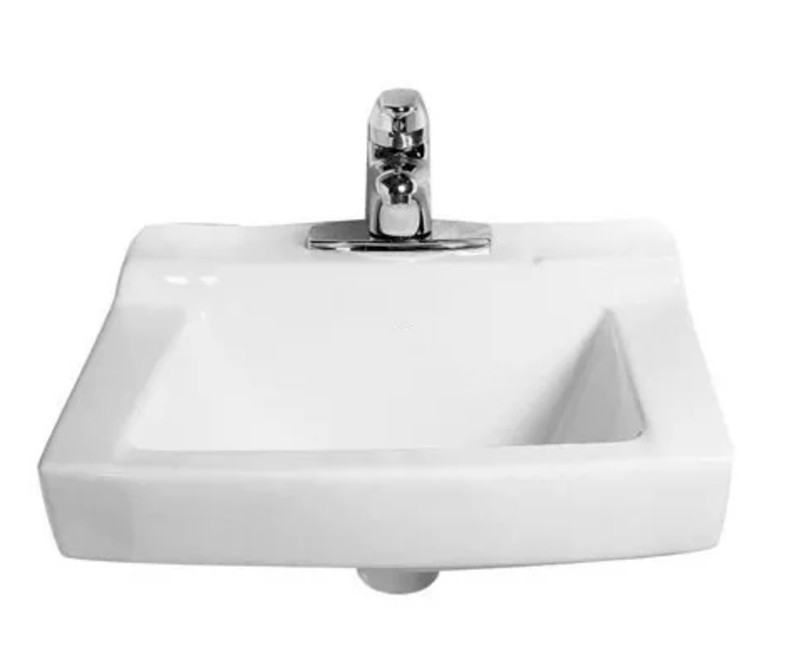 American Standard Declyn 18.5-Inch White Rectangular Vitreous China Sink