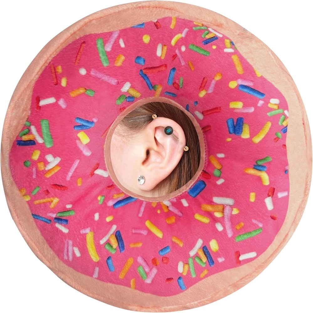 Ear Piercing Pillow for Side Sleepers Pillows with Holes for Ear Pain,Donut