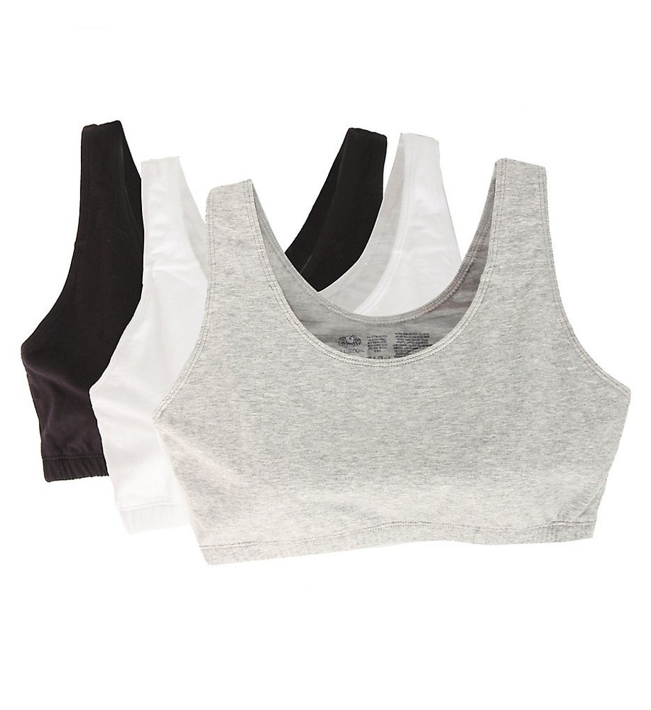 Fruit Of The Loom 9012 Tank Style Sports Bra - 3 Pack