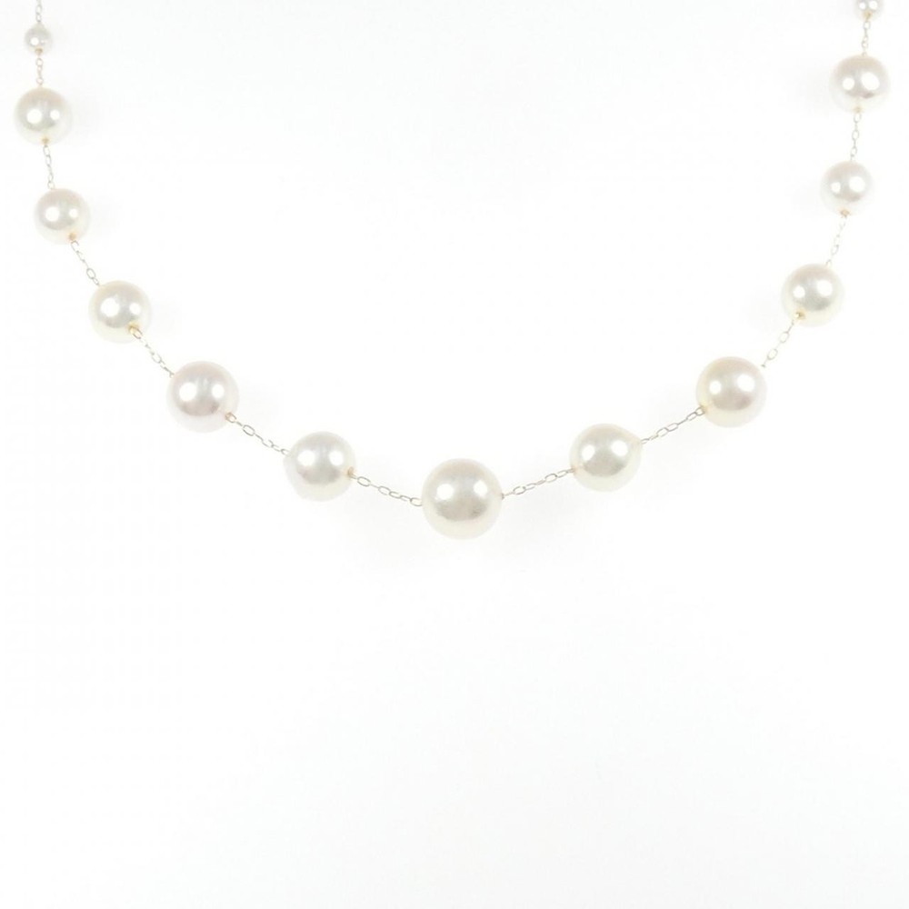 Authentic K18YG Akoya Pearl Necklace #230-000-404-9936
