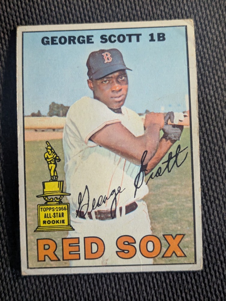 1967 Topps #75 George Scott Boston Red Sox All-Star Rookie Baseball Card- VG+/EX