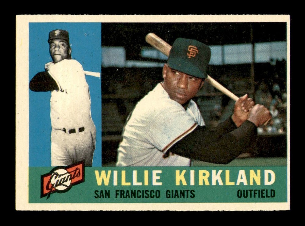 1960 Topps Willie Kirkland #172 NM Baseball Card OBGcards