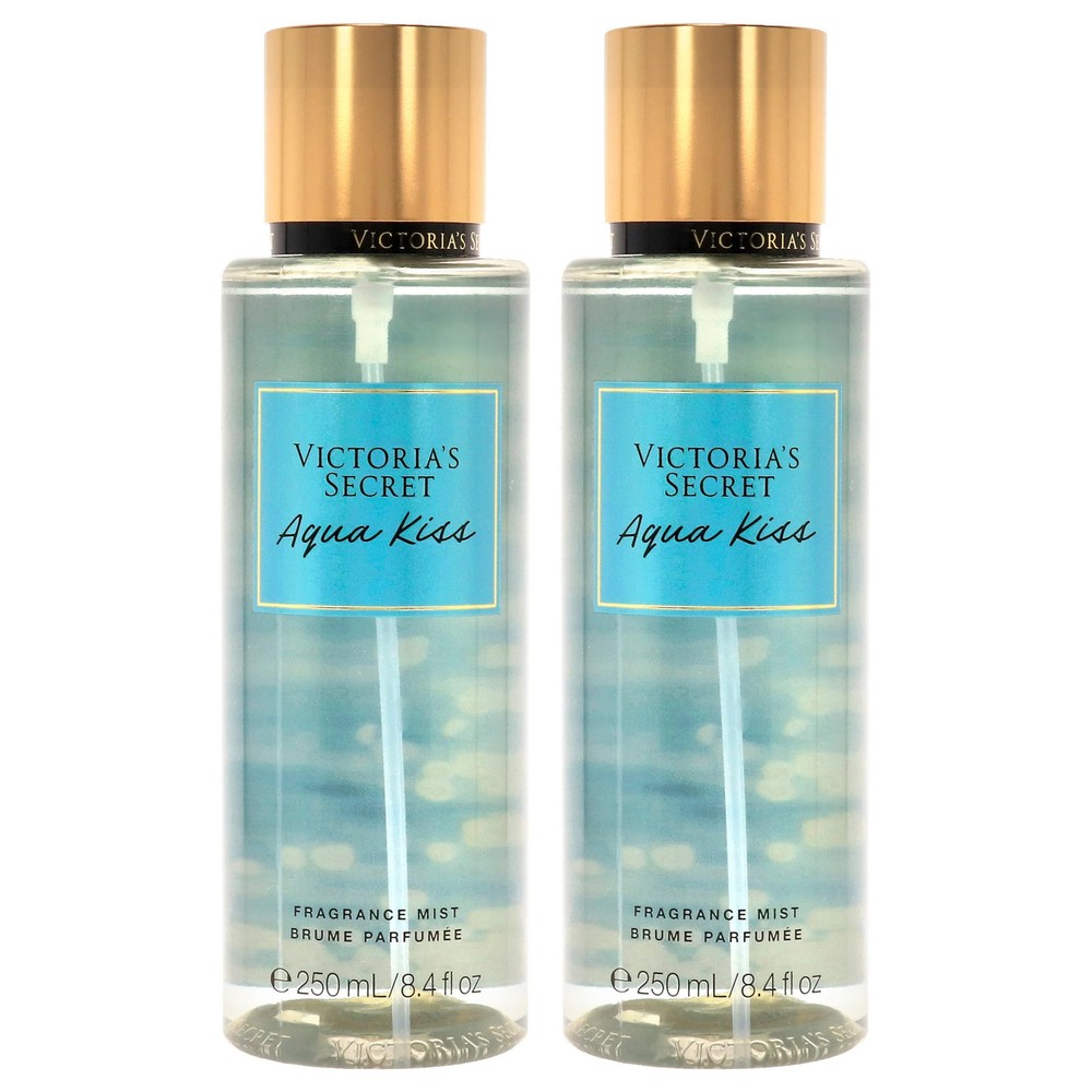 Aqua Kiss by Victorias Secret for Women - 8.4 oz Fragrance Mist - Pack of 2