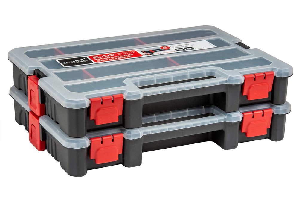 Toolbox Organizer - Tool Organizer Nail Organizers - Parts Case Storage Box -...