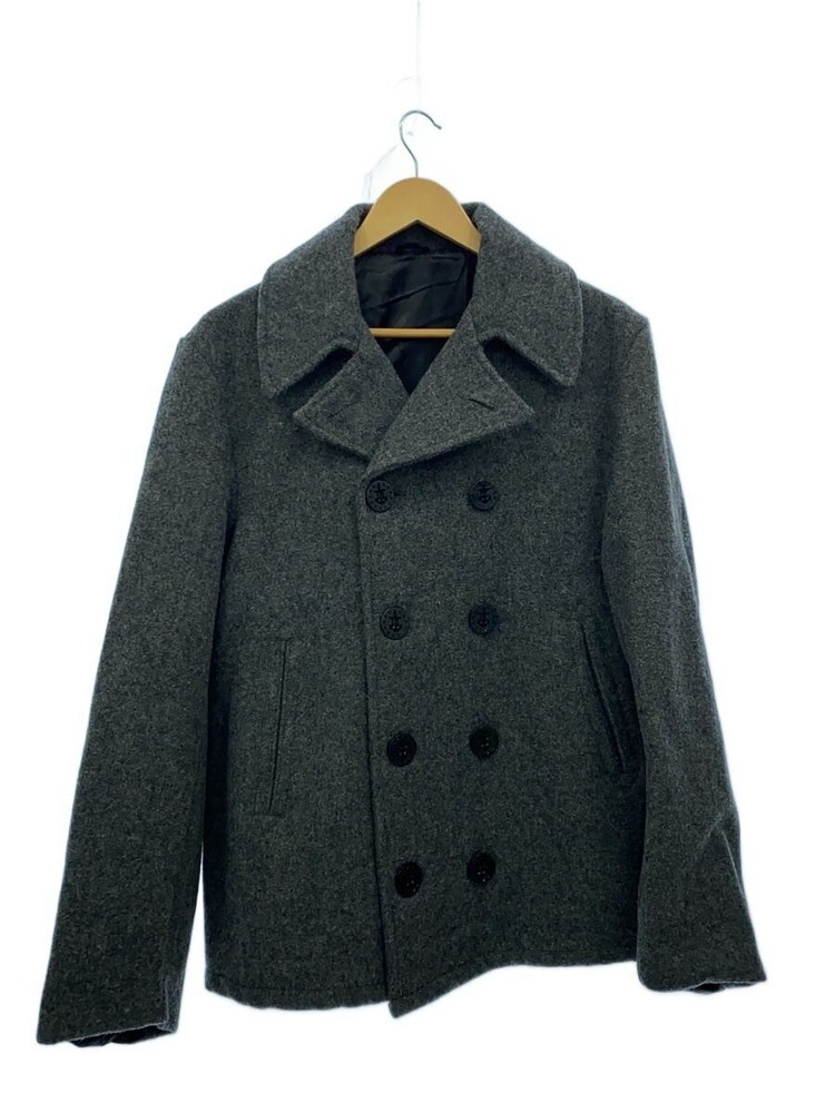 Naval Clothing Factory Peacoat/40/Wool/Gry/Plain 3346