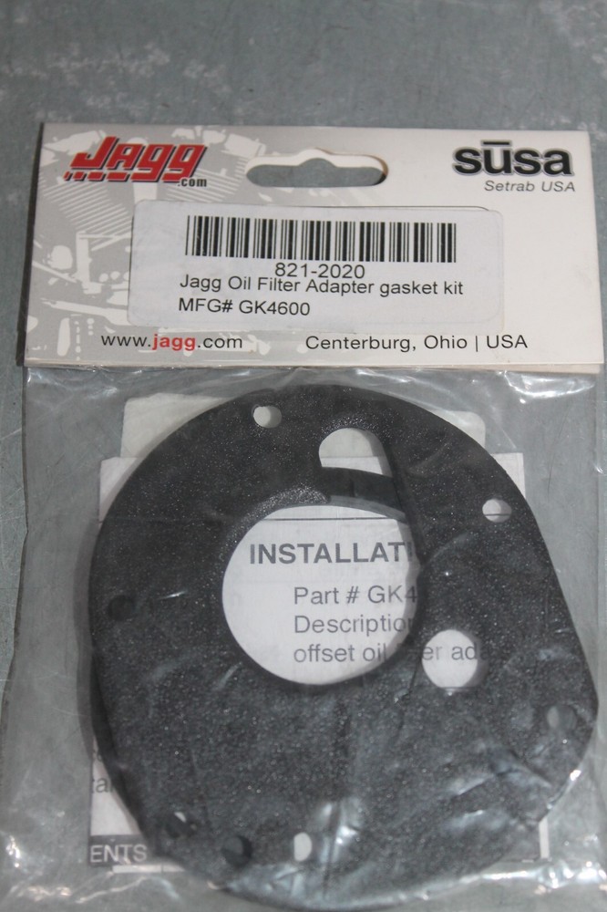 Harley Davidson Jagg Oil Filter Adapter Gasket Kit GK4600 Replacement