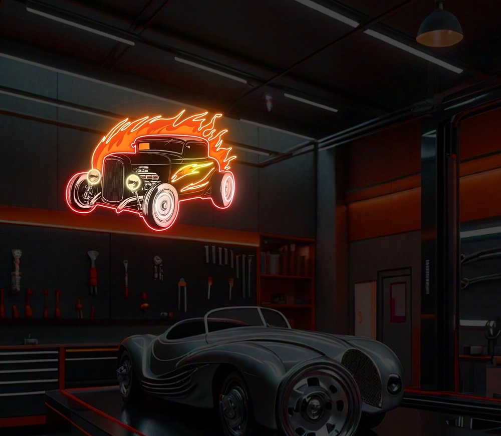 Personalized Acrylic UV Neon Sign Custom LED Name Light Wall Decor New year Gift