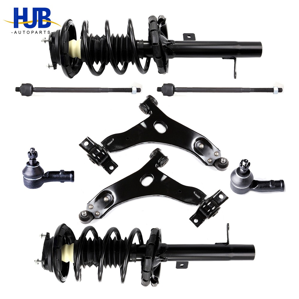 2000-04 Ford Focus Front Quick Strut Control Arm Tie Rod Kit  