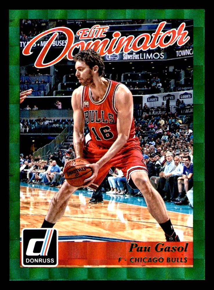 2015-16 Donruss Pau Gasol Elite Dominator Bulls #1 Limited to 999