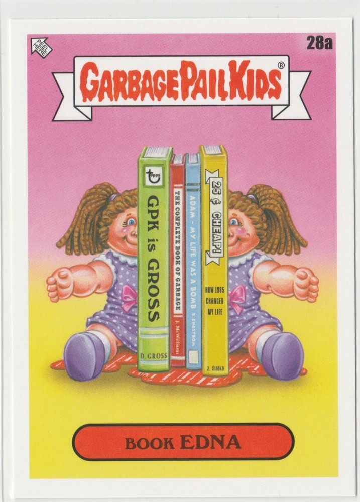 Edna #28a Garbage Pail Kids GPK 2022 Book Worms Trading Card