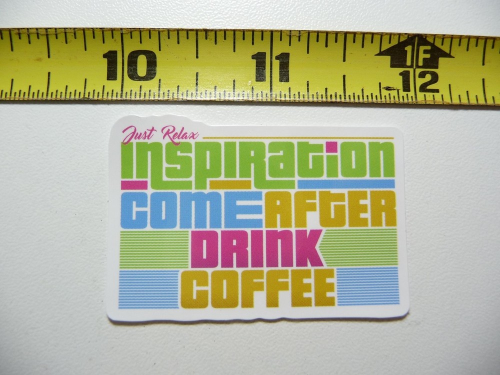 Coffee Lover Gym Decal Sticker for Fitness Motivation