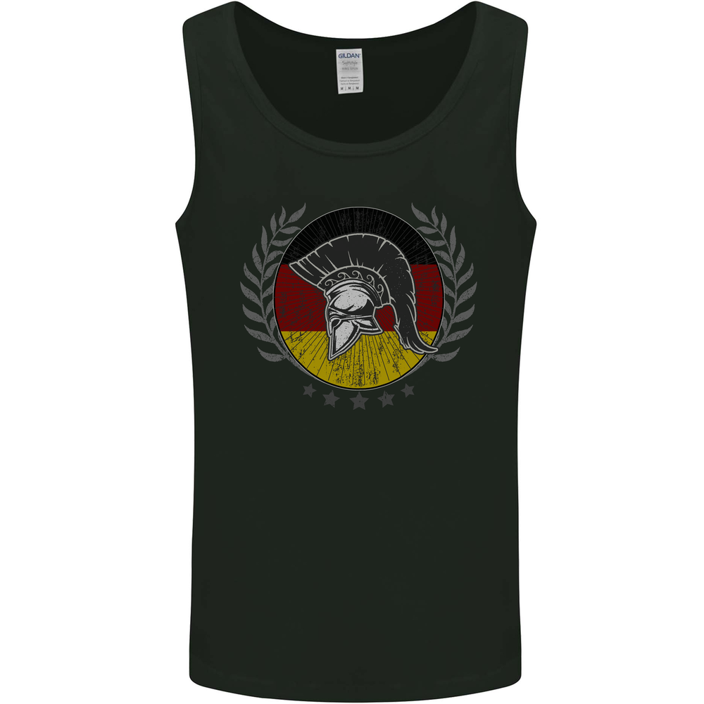 German Bodybuilding Flag Gym Training Spartan Mens Vest Tank Top